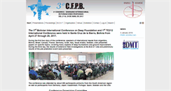 Desktop Screenshot of cfpbolivia.com